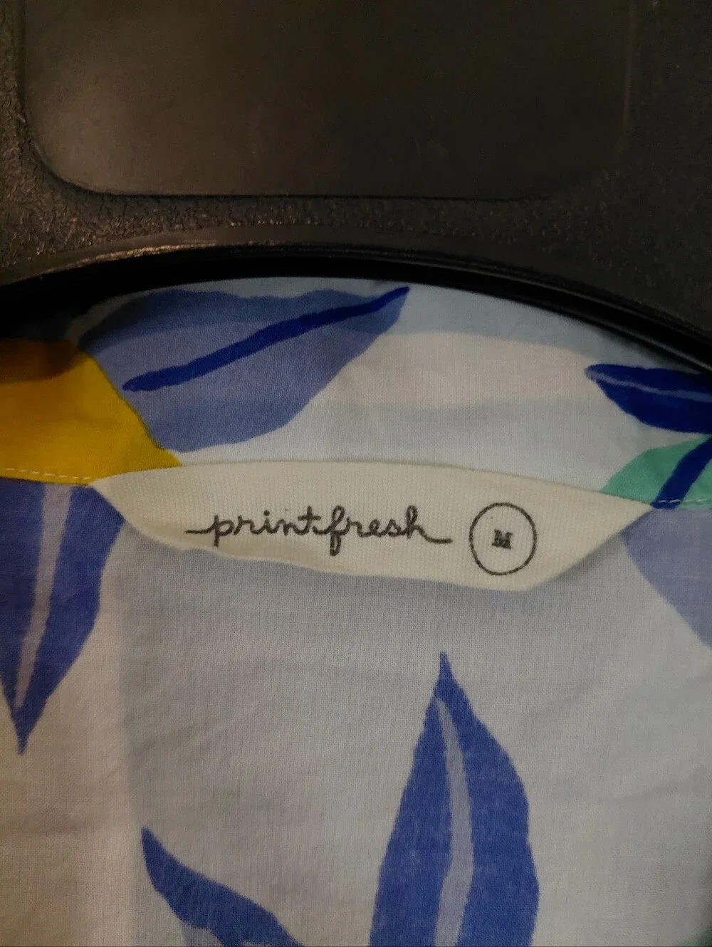 Printfresh Sz. M Lemon Zest 100% Organic Cotton Long PJ Set